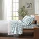 Olliix by True North by Sleep Philosophy Blue Polar Bears Twin Cozy 100% Cotton Flannel Printed Sheet Set-3