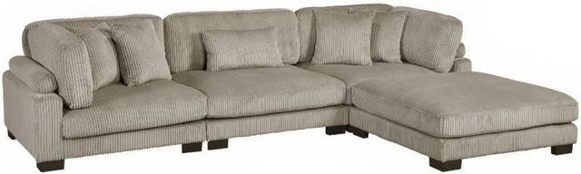 Homelegance® Traverse 4-Piece Taupe Modular Sectional with Ottoman-0