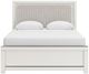 Signature Design by Ashley® Zuraleus White Queen Panel Bed with Upholstered Headboard-2