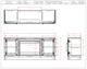 Legends Home Nora Barnwood/Jasmine White Fireplace TV Console-2
