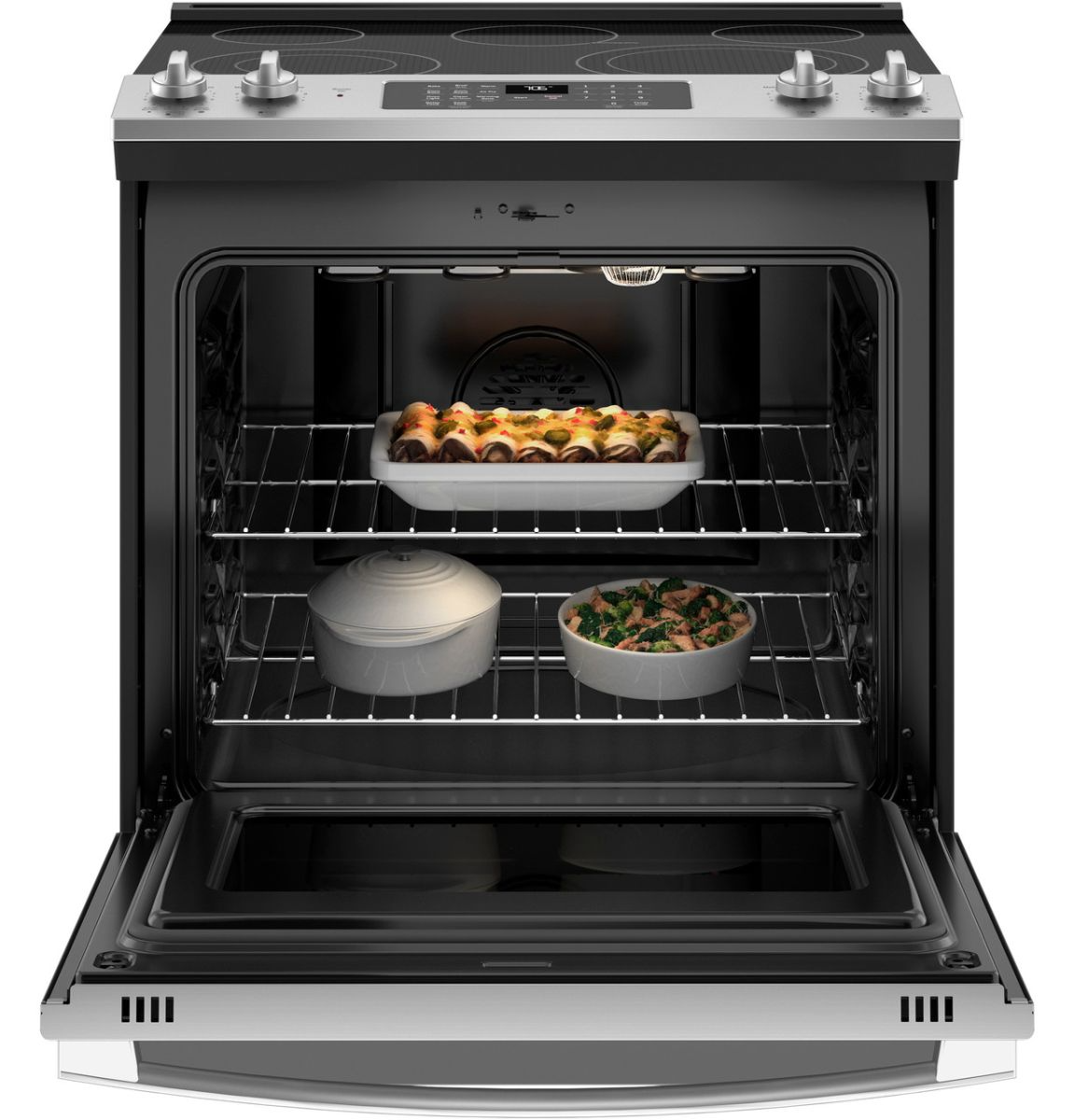GE Slide-In Electric Convection Range - Thumbnail 3