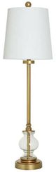 StyleCraft Gold Glass Buffet Lamp-0