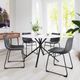 Zuo® Modern Amiens White Dining Table with Black Base-3