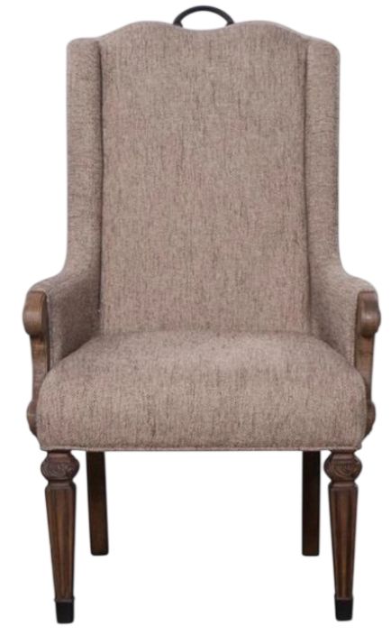 Magnussen Home® Durango Willadeene Brown Upholstered Host Arm Chair-1