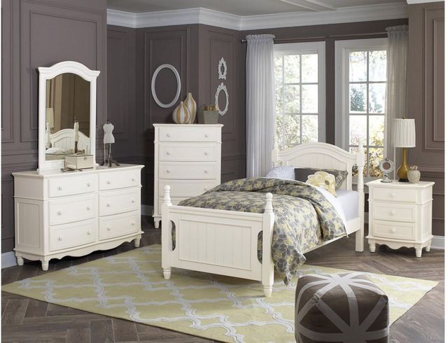 Mazin Furniture Clementine White Youth Chest-3