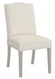 Fairfield® Customizable Entree Dining Camel Short Back Side Chair with Sheer Dove Legs-0