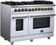 FORNO® Massimo Series Alta Qualita 48" White Pro Style Dual Fuel Range-3