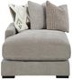 Benchcraft® Aslan Court 6-Piece Pebble Left-Arm Facing Sectional and Chaise-2