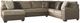 Benchcraft® Abalone 3-Piece Chocolate Left-Arm Facing Chaise Sectional-0