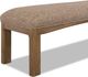 Modus Furniture Arden Malt Green/Tavern Brown Upholstered Bench -5