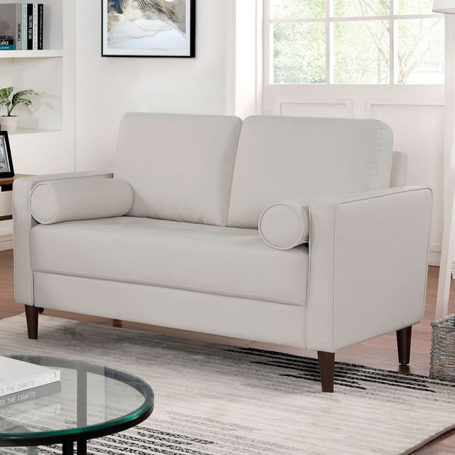 Furniture of America® Horgen 2-Piece Off-White Sofa Set-2