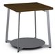 Amisco Customizable Malloy Walnut Veneer End Table-0
