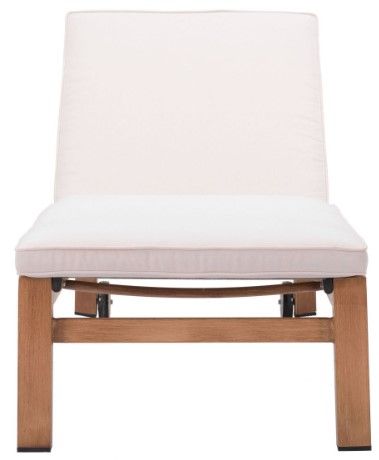 Zuo® Modern Cozumel Beige/Natural Lounge Chair-1