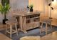 ECI Furniture Brownstone Soft Brown Island-1