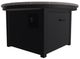 Telescope Casual 3F78 Boardwalk Rustic Top Aluminum 54" Outdoor Fire Table with Black Base-3