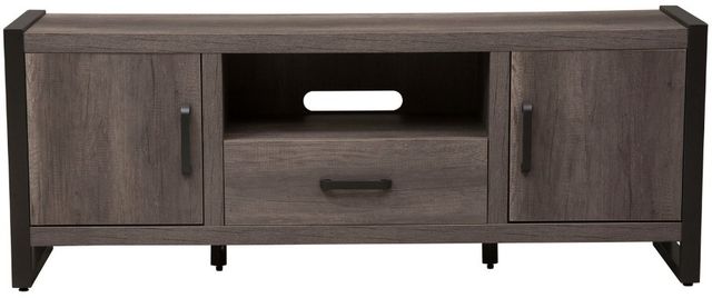 Liberty Furniture Tanners Creek Dark Pewter/Graystone Entertainment TV Stand-2