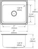 Elkay Lustertone® Classic Lustrous Satin 25" x 22" x 12-1/8" 4-Hole Single Bowl Drop-In Sink-3