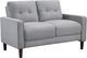 Coaster® Bowen 2-Piece Gray Living Room Seating Set-4