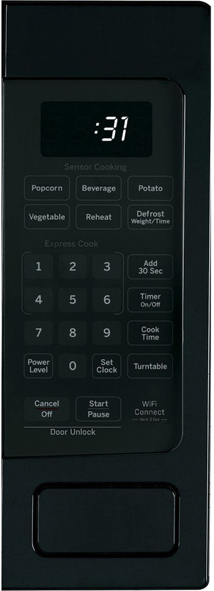 GE Profile™ 1.1 Cu. Ft. Black Countertop Microwave-1