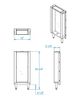 Kalamazoo™ Outdoor Gourmet Signature Series 15" Stainless Steel Appliance Back Panel-1