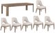 Liberty Furniture South Bend 7-Piece Burnished Clay/Gravel Rectangular Dining Set-0