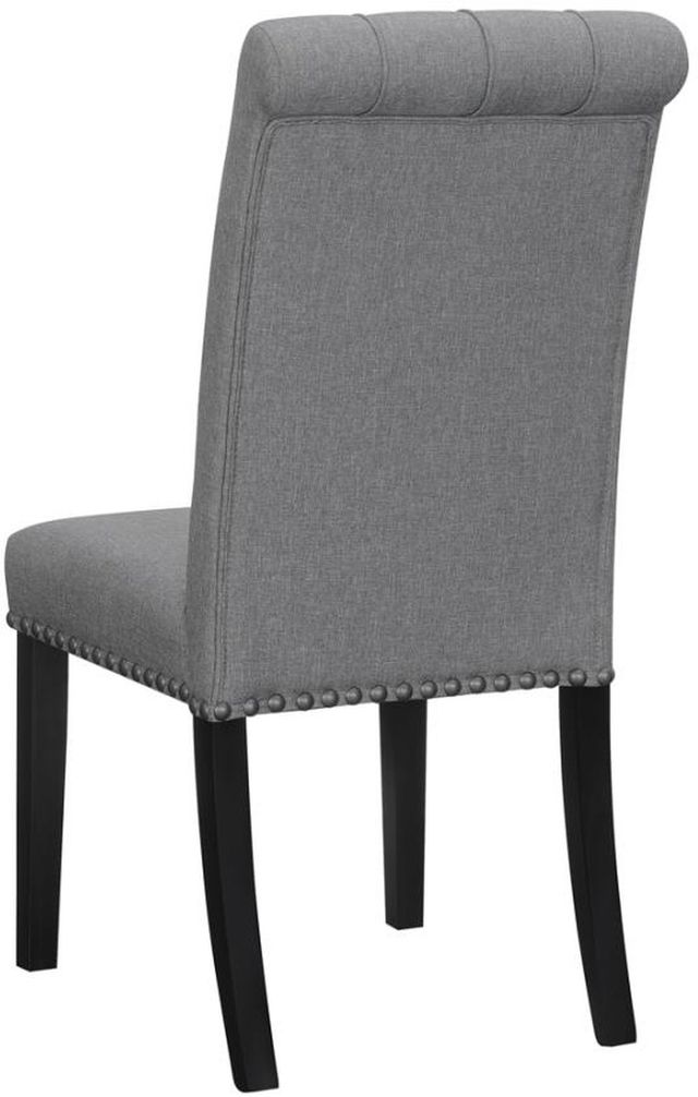 Coaster® Alana 2-Piece Grey Upholstered Tufted Side Chairs-3
