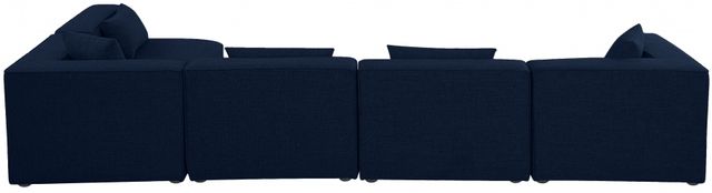 Meridian Furniture Cube 5-Piece Navy Modular Sectional Set-1