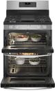 GE® 30" Stainless Steel Freestanding Gas Range-3