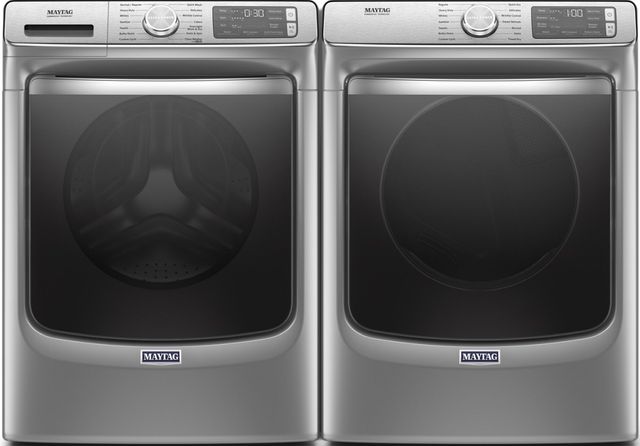 Maytag® 5.0 Cu. Ft. Metallic Slate Front Load Washer-7