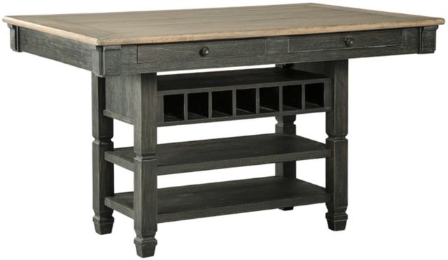 Signature Design by Ashley® Tyler Creek 6-Piece Black/Gray Counter Height Dining Table Set-1