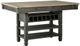 Signature Design by Ashley® Tyler Creek 6-Piece Black/Gray Counter Height Dining Table Set-1