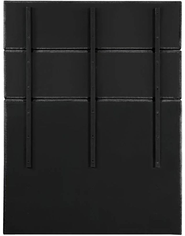 Meridian Furniture Adam Black 89" Queen Upholstered Panel Bed-3