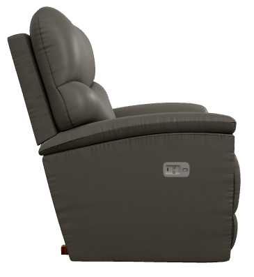La-Z-Boy® Trouper Tar Power Rocking Recliner with Headrest-2