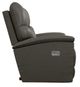 La-Z-Boy® Trouper Tar Power Rocking Recliner with Headrest-2