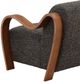Dovetail Furniture Amabel Paris Cerulean/Brown Occasional Chair-5