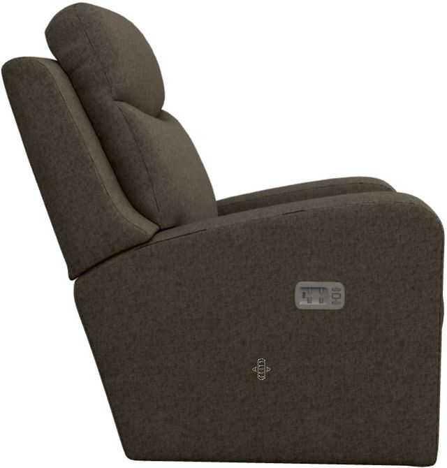 La-Z-Boy® Emmons Taupe Power Wall Recliner with Headrest and Lumbar-2