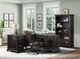 Riverside Furniture Clinton Hill Kohl Black Bookcase-2