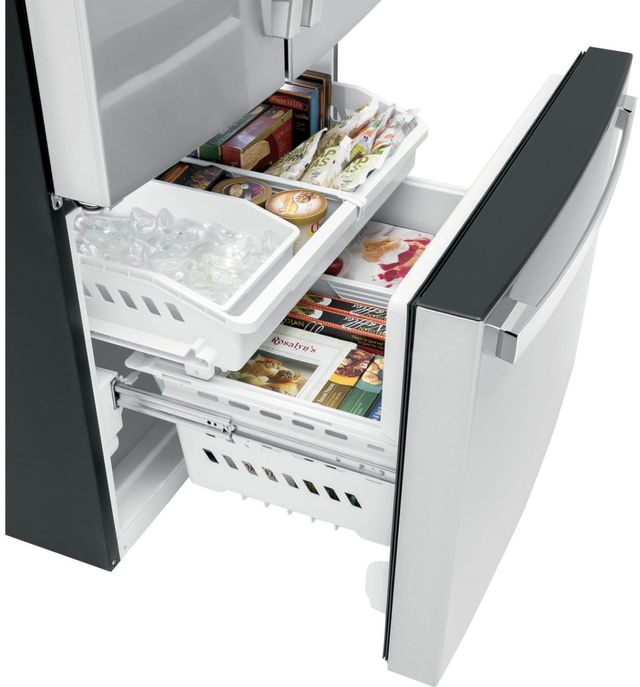 GE® 36 in. 27.0 Cu. Ft. Fingerprint Resistant Stainless Steel French Door Refrigerator-4