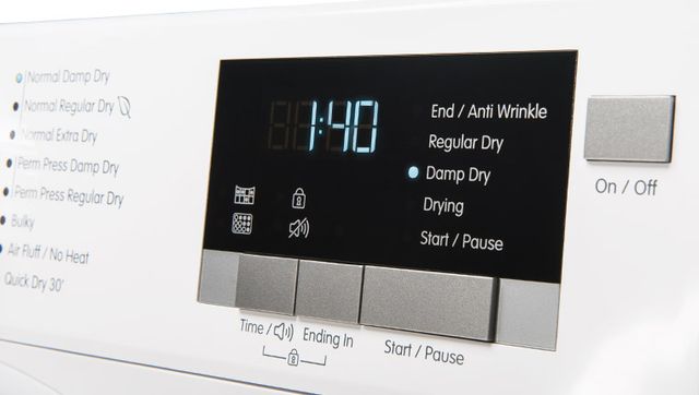 Blomberg® 4.1 Cu. Ft. White Front Load Electric Dryer-2