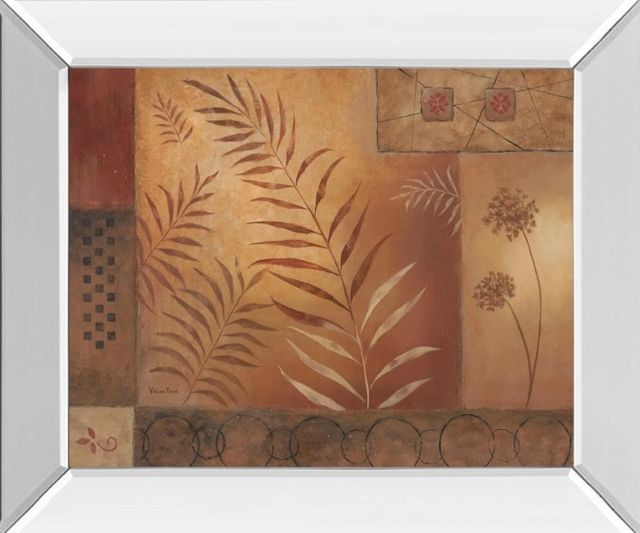 Classy Art Modern Fern II by Framed Vivian Flasch Wall Art-0
