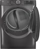 GE® 7.8 Cu. Ft. Diamond Gray Smart Front Load Gas Dryer-1