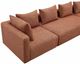 TOV Furniture Hangover 3-Piece Red 145" Modular Sofa-4