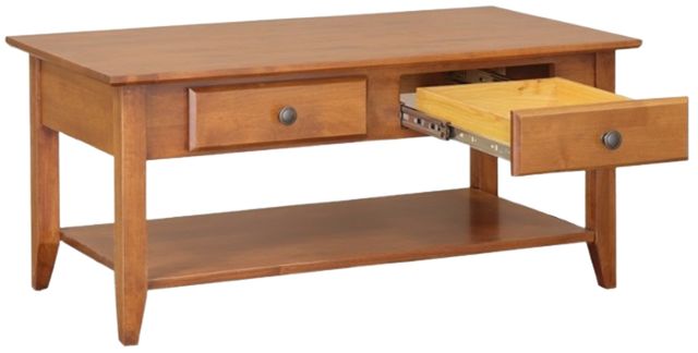 Archbold Furniture Customizable Shaker Coffee Table-1