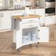homestyles® Dolly Madison White Kitchen Cart-4