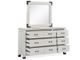 Magnussen Home® Harper Springs Silo White Landscape Mirror-2