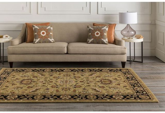 Surya Crowne Gold 4'x6' Area Rug-4