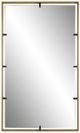 Uttermost® Egon Warm Gold Wall Mirror-0