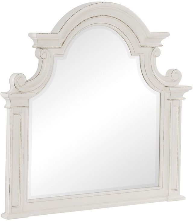 Mazin Furniture Baylesford Antique White Mirror-1