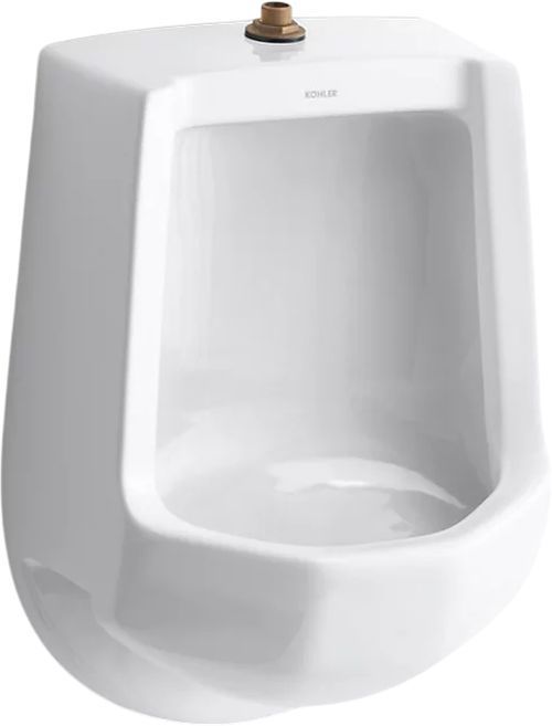 KOHLER® Freshman™ White Siphon-Jet Half-Stall 1.0 Gpf Urinal, Top Spud-0