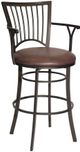 Steve Silver Co. Bayview Gunmetal Swivel Bar Stool-0